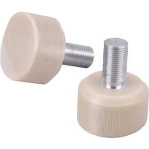 122907 Toe Stops - Natural Rubber Roller Skate Toe Stoppers - Long Stem Length of 30mm