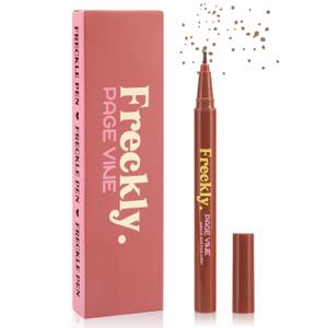 Freckle Pen, Soft Dot Faux Freckle Stamp for Natural Lifelike Sun-kissed Makeup, Waterproof & Long Lasting Quick Dry Magic Fake Freckles Stain Marker (01 Light)