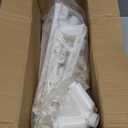 Foldable Clothes Drying Rack - 2 Tier Laundry Drying Rack, Portable Clothing Rack with Rotating Clothes Rail with 24 Clips and 3 Rotatable Arms, Suitable for Flats and Small Rooms