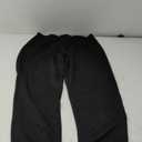 Mens Pocket Embroidery Sweatpants Casual Drawstring Elastic Waist Loose Wide Leg Jogger Pants XL