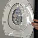 Jool Baby Quick Flip Toilet Seat with Built-in Potty & Splash Guard for Toddler Training, Slow Close (Elongated)