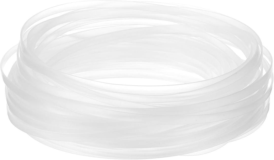 Uxcell Boning for Sewing, 1 Roll 5mm x 1mm x 20 Yards PP Corset Boning, Corset Webbing for Wedding Dresses, DIY Making, Handbags, Hats (Clear)