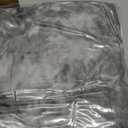 Sealy Electric Blanket Twin Size, Faux Fur & Flannel Fast Heated Blanket with 10 Heating Levels & 1-12 Hours Auto Off, Machine Washable, Grey, 62x 84 Inch