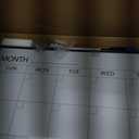 Dry Erase Calendar with Cork Board for Wall