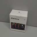 Jungle Leopard Galaxy 120mm PC Reverse Blade Case Fans, ARGB and PWM Cooling Fan PC, Axle Core Double Ring CD Pattern Module Computer Fans, Daisy-Chain 5V RGB Fan (Black 3 Pack)