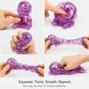 Big Baby Squishy, Glitter 3Pack Slow Rising Stress Relief, Fidget Stress Anxiety Relief for Adult