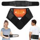 Back Brace for Lower Back Pain Relief with Magnet, Tourmaline Magnetic Back Support Belt for Men & Women, Lower lumbar Pain Relief, Adjustable Lumbar Support Belt For Herniated Disc and Sciatica(Medium)