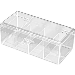 DYNWAVE Card Storage Box Acrylic Card Storage Case Multifunctional Collecting Organize and Store Cardboard Box Dustproof
