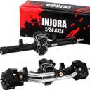 INJORA ProSteer Double Joint 40g Front and 22g Rear Axle for 1/24 Axial SCX24 Upgrade