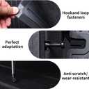 Cargo Mat with Backrest Protection for 2021-2024 2026 Chevy Chevrolet Tahoe/GMC YukonNot XL,TPE All Weather Protection Cargo Liner with Velcro Rear Seats Backrest car Accessories-Black