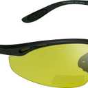 proSPORT Bifocal sunglass Safety Reader Z87 Wrap Around No Slip Grip +1.50 +2.00 +2.50 & higher, Yellow