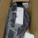 Dicasser Firewood Rack Outdoor and Indoor Firewood Storage, 24 INCH Double Coated Fire Wood Organizer, Waterproof Rustproof Stable Log Holder and Fireplace Decor, Black