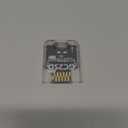 GC2SD Card Reader for Micro Storage Card Adapter, Game Console Micro Memory Card with Maximum Memory of 512GB Compatible with GC and Console, Plug and Play (Transparent)