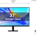 Samsung 37 ViewFinity S8 (S80UD) 4K UHD HDR10 High Resolution Monitor with USB-C and Ergonomic Design, Built-in KVM Switch, Intelligent Eye Care, LS37D800UANXZA, 2025