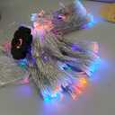 23FT Outdoor Flag Pole Christmas Tree Light Kit, 630 LED FlagPole Christmas Tree Lights with Star Topper 8 Modes, Flag Pole Waterfall Christmas Lights with Ring for Flagpole Xmas Decorations Yard