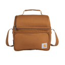 Carhartt Camping Cooler, Worksite Lunchbox, Soft Shell Cooler for Construction Sites, Work and Everyday Use Cooler, Brown