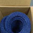 AHHFSMEI Round Braided Placemats 15 Inch Round Table Mats for Dining Tables Natural Woven Heat Resistant Place mats Set of 6 (Navy Blue)