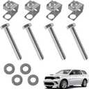 4-Piece Exhaust Manifold Hardware Kit with Flange Bolts & U-Nuts Compatible with 2004-2024 Chrysler Aspen Dodge Dakota Challenger Ram 1500 Jeep Wrangler Replaces 03442 6036734AA 6036684AA