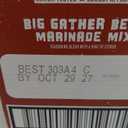 6666 Four Sixes Big Gather Beer Marinade Mix, 1.25 Ounce (Pack of 12), BEST BY OCT 29/27