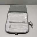 Kopi Baby Portable Diaper Changing Pad - Baby Diaper Changer Travel Bag with Wipes Pocket, Smart Design Portable Changing Mat, Infant Travel Station Kit, Gift for Newborn Girl & Boy - Grey, Classic