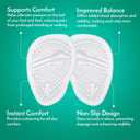 2 x Metatarsal Pads 3 Pairs - Ball of Foot Cushion - Soft Cushion Design - Shock Absorbing - Anti-Slip Strong Adhesive - High Heel Pain Relief - (Clear)