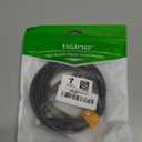 Tisino 1/4" to XLR Cable, 6.35mm TRS to XLR Male Nylon Braid Quarter inch TRS to XLR Male Balanced Interconnect Microphone Cord Patch Cable - 6.6ft