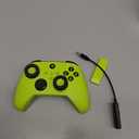 W&O Wireless Controller for With Xbox One, Xbox Series X/S, Xbox One X/S, PC, With RGB LED Light, Mappable Buttons, With 2.4GHZ Wireless Adapter Gamepad (Electric Volt)