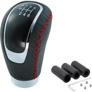 6 Speed Shift Knob Manual Shifter Knobs Handle Leather Gear Stick Driving Transmission Fit Most Car Truck SUV Vehicles (Black+Red Line) 6 Speed Shift Knob Manual Shifter Knobs Handle Leather Gear Stick Driving Transmission Fit Most Car Truck SUV Vehicles (Black+Red Line)