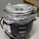 Aroma Housewares ARC-363-1NGB 3 Uncooked/6 Cups Cooked Rice Cooker, Steamer, Multicooker, 2-6 cups, Black