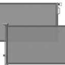 Retractable Baby Gates 2 Pack, 55" Wide Mesh Dog Gate Indoor, 34'' Tall Gate for Stairs Doorways Hallways Deck, Child Pet Safety Gate for Indoor Outdoor Home Use, Grey (Gray)