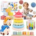 Premium Baby Toys for 6-18 Months, 8 in 1 Montessori Toys Set, Educational Learning Toys for Toddlers 1-3 Years Old Trendy Babies Gifts for Boys & Girls