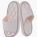 Quick Drying Shower Shoes Men Lightweight Shower Slippers with Drain Hole Soft Women Bathroom Slippers for Gym, Spa, Pool Anti-Slip Shower Shors Home Bathing Slipper Sandals 36-37