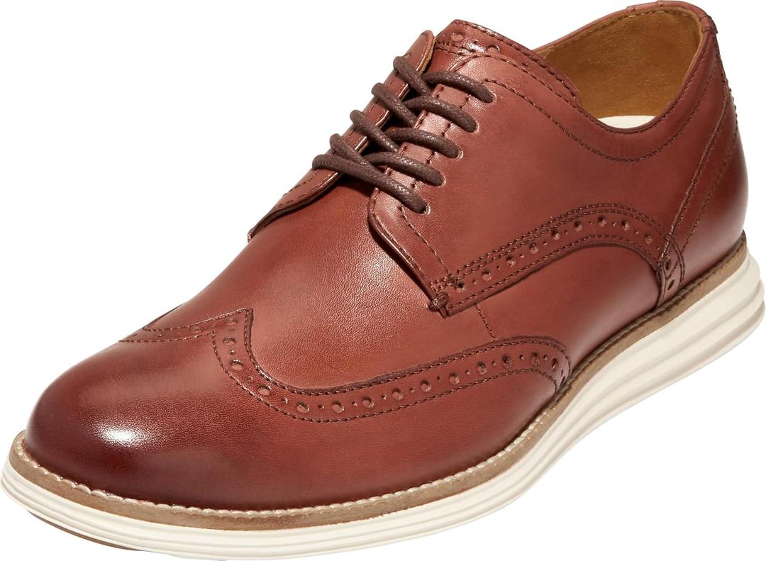 Cole Haan Men's Original Grand Short wing Wingtip Oxford, 9.5