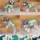 CuteBone Dinosaur Costume Dog Shirt, Stretchy Velvet T-Shirt Clothes for Small Dogs, Soft & Breathable Pet Tee Outfit Cat Apparel for Daily Wear, Cozy Pullover Design Puppy Fashion COSBX03S, Small