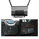 WLLWOO Car Net Pocket Handbag Holder Between Seats Back Storage Organizer Purse Holder for Console Front Seat Storage Barrier