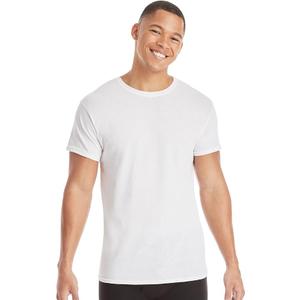Hanes Packs, Stay-Tucked Soft Cotton, Best Undershirts for Men, White/Black/Asstd Multipacks  3XL