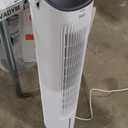 DREO Evaporative Air Swamp Cooler, 40 Standing Fans that Blow Cold Air, 80 Oscillating Bladeless Cooling Fan for Bedroom, Removable Water Tank, Ice Packs, Remote Control, 4 Speeds, 7H Timer, White