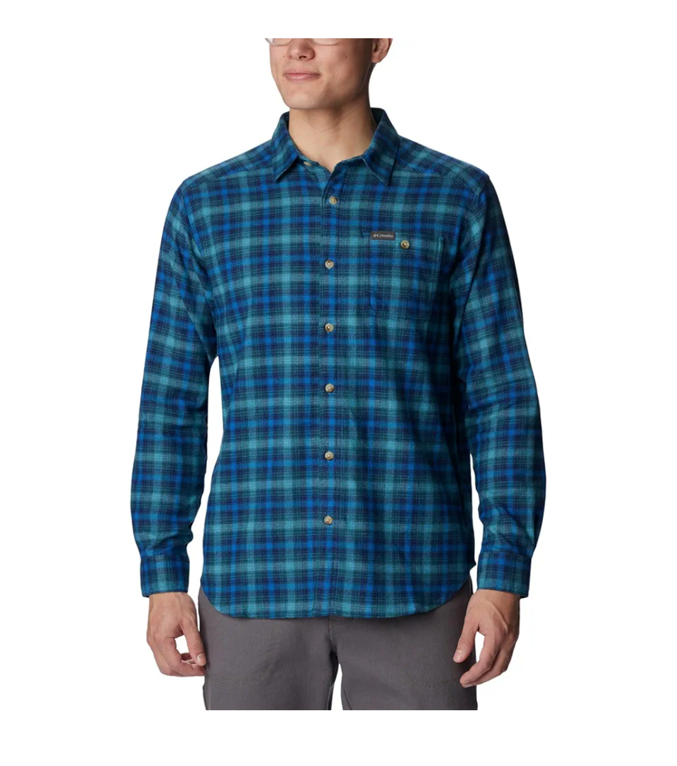 Columbia Men's Cornell Woods Flannel Long Sleeve Shirt, Size XL