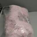 HOMBYS Fluffy 4x6 Faux Fur Heart Shaped Area Rug for Living Room Bedroom, Soft Large Pink Faux Sheepskin Play Carpet for Kids Baby Girls and Pets, Plush Furry Decor Shaggy Feet Mat for Bedside