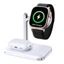 2 in 1 Charger Stand for Apple Watch and AirPods, Foldable Watch Charging Dock Compatible with Apple Watch Series Ultra/10/9/8/7/6/Se/5/4/3 & Airpods Pro/4/3/2/1