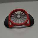 SCHVUBENR 16-Blade Apple Slicer and Corer - 4.72 Inch Sharp Stainless Steel Apple Cutter - Professional Apple Divider Tool for Quick Slices - Easy to Use & Clean - Slice Fruits with Ease - Red