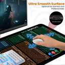 Word/PPT/Excel Shortcuts Mouse Pad - Extended XL Office Keyboard Mat, Excel Mouse Pad Shortcuts, Stitched Edges | Non-Slip Base Excel Cheat Sheet Desk Pad (31.5x11.8) Inch