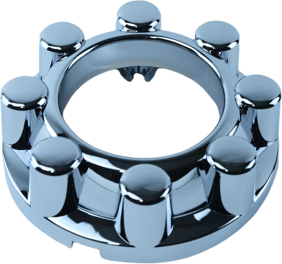 for 2017-2023 F250 F350 Super Duty 4x4 Front Wheel Chrome Center Wheel Hub Caps