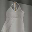 Danysu V Neck Cotton Tank Tops with Built-in Shelf Bra Sleeveless Racerback Fitted Basic Cami Shirts XS