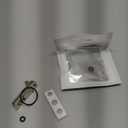 YUSUD Lighter Gasket Seal Compatible with Zippo, Metal Repair Kit with Cotton Felt Pad and Flint Slot, Lighter Fluid Anti-Evaporation Accessories for Lighter Insert, Replacement Parts (Silver)