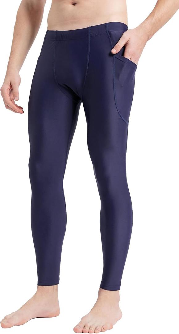 UPF 50+ Men's Surfing Leggings Sun Protection Swimming Pants, 2XL