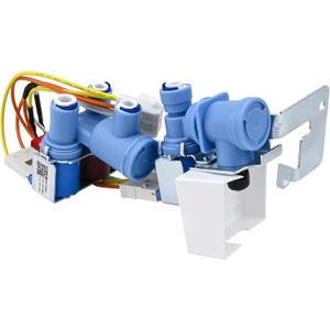 WR57X30890, WR57X30891 Water Inlet Valve Compatible with ge, hotpoint, haier Refrigerator: GNE25JYKGFFS, GNE27JMMAFES, GSS25GMHKCES etc. Isolation Valve and Jumper WR57X26569, AP6891693, PS12727426