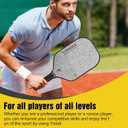 Pickleball Paddle, Professional Pickleball Paddles with Strong Power and Spin, T700 Carbon Fiber Pickleball Paddle, Durable & Lightweight Pickleball Rackets for All Levels Players