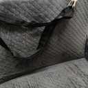 Youvee Dogs Car Seat and Bed 2 in 1,Pet Car Bed for 2 Small or 1 Medium/Large Dog up to 60 lbs,Dog Booster for car Back Seat,Safety,Comfortable,Storage Pocket,Fully Detachable and Washable(Grey)