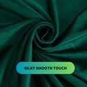 Aljctns Emerald Green Velvet Curtains 84 inches Long Luxury 80% Blackout Curtains for Bedroom Living Room,Thermal Insulated Super Soft Window Drapes Rod Pocket & Back Tab, 52" W x 84" L, 2 Panels